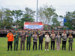 Apel Pengamanan Pemilu 2024, Seluruh Personel BKO Polda Riau, Polres Kampar dan PTPS Resmi Bergeser