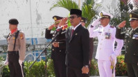 Wakil Ketua DPRD Rohil Hamzah Pimpin Apel dan Ziarah Makam Pahlawan