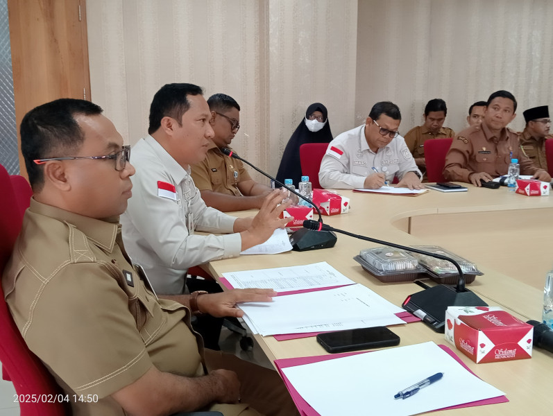 Sekda Rohil Pimpin Rapat Koordinasi Data Non ASN Bersama Seluruh OPD