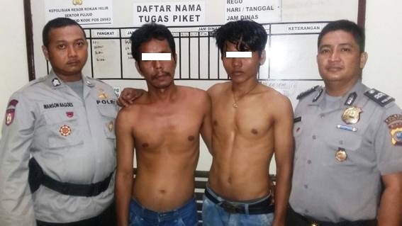 Maling Sawit Tertangkap Tangan Saat Beraksi