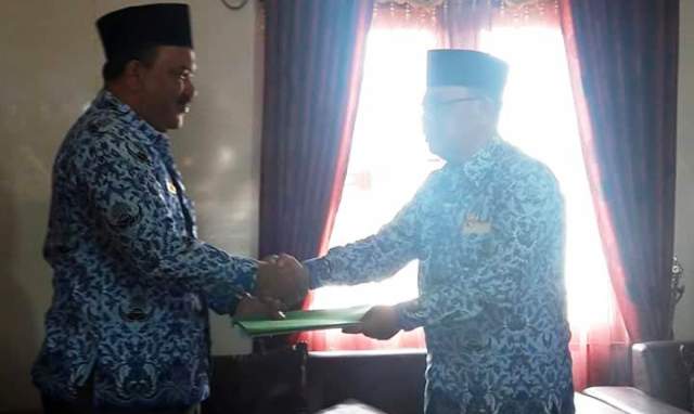 Sejumlah Kadis di Rohil Lakukan Sertijab