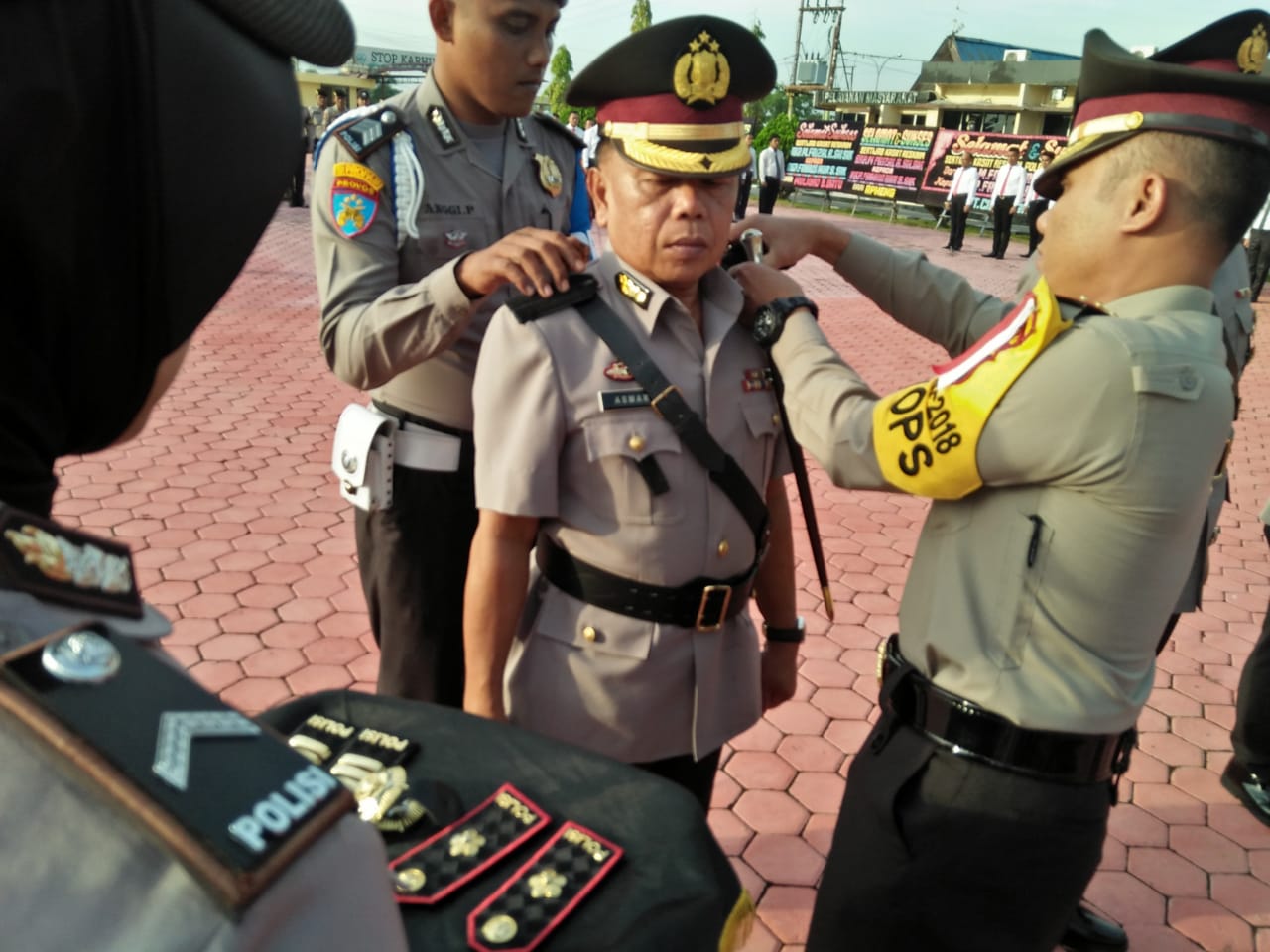 Kapolres Rohil Pimpin Upacara Sertijab Kasat Res dan Kapolsek Bagansinembah