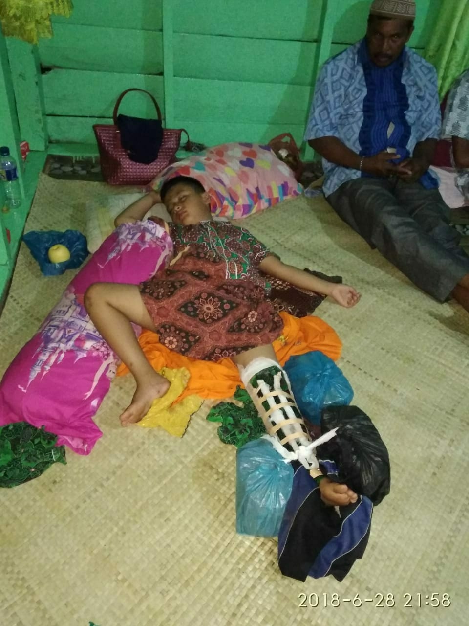 Wanita Dipanipahan Tabrak Bocah 7 Tahun Tanpa Pengadilan, Satlantas Rohil Diduga Lamban