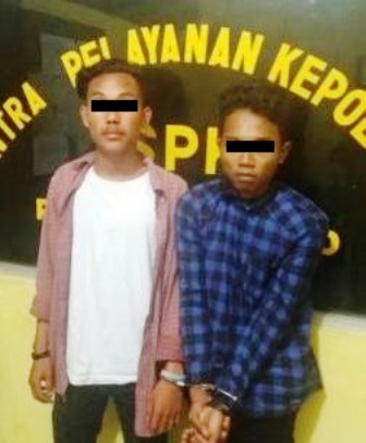 Polsek Bangko Amankan 2 Pelaku Tindak Pidana Curat