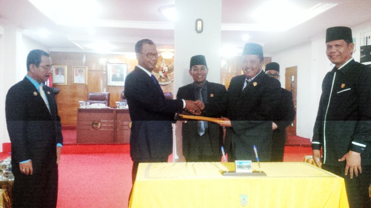 Legislatif dan Eksekutif sahkan RPJPD 2005-2025