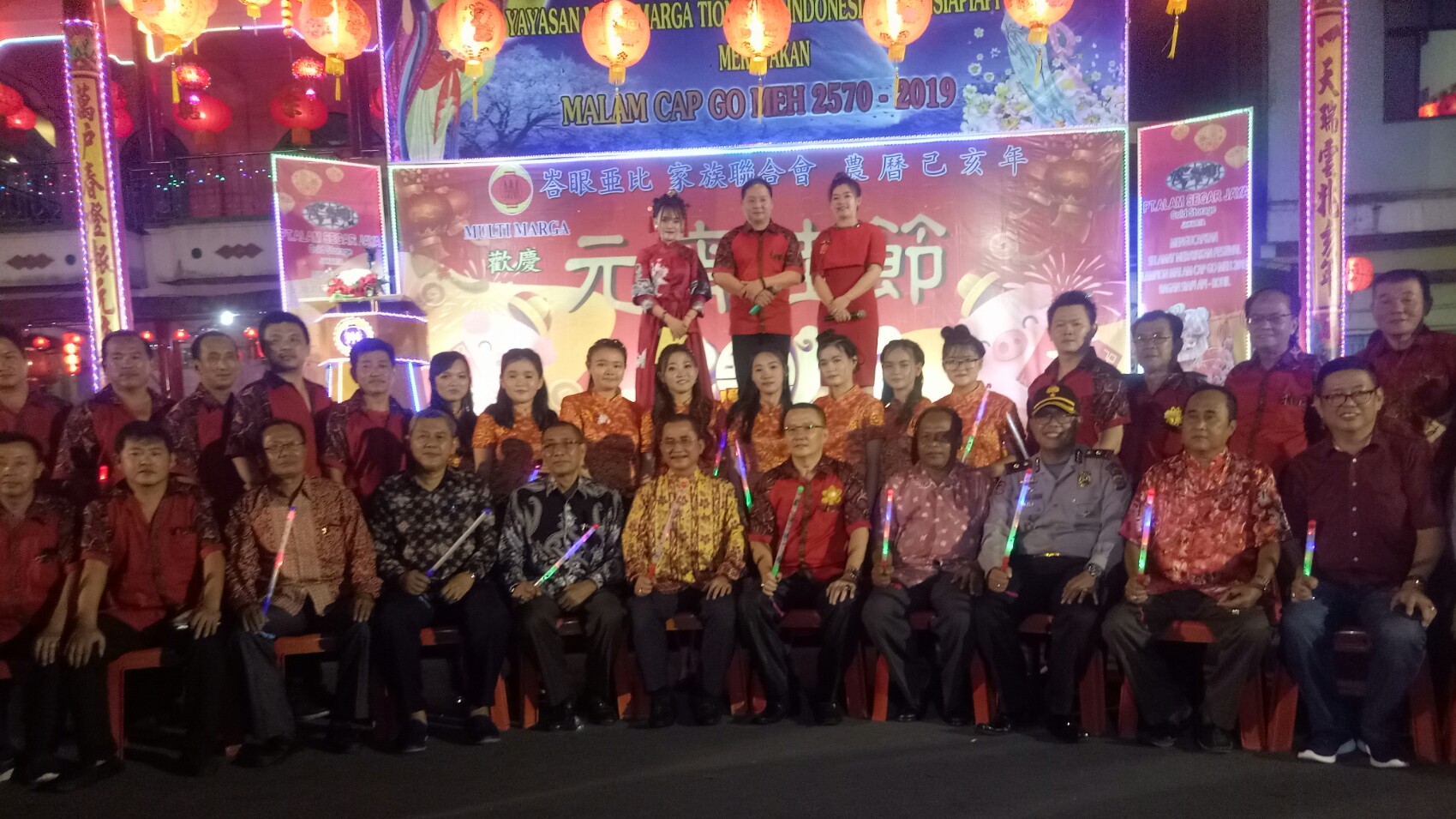 Festival Lampion Malam Cap Go Meh di Bagansiapiapi Meriah