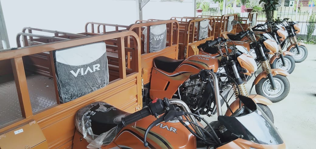 Disperindagpas Rohil Dapat Tambahan Gerobak Motor Merek Viar