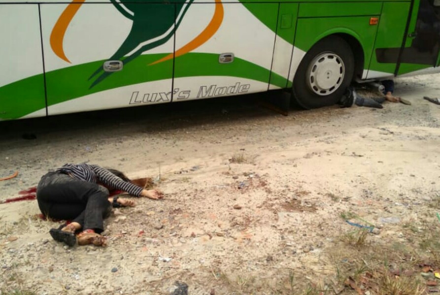 Laka Maut di Ujung Tanjung, Efi Terpental Sedangkan Mila Terseret Dibawah Bus