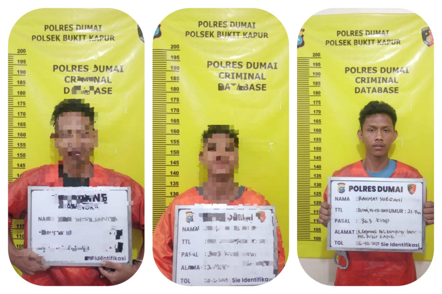 Polsek Bukit Kapur Berhasil Tangkap Pelaku Pencurian di SMP N 17 Kampus Baru Dumai