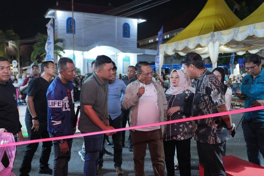Bupati Rohil Resmikan Festival Ekraf Pesona Boapi 2026, Dorong Digitalisasi UMKM Via QRIS