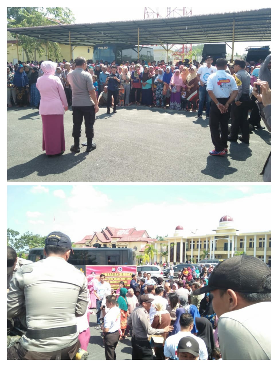 Polres Rohil Berikan Penyuluhan Bahaya Narkoba Dihadiri 1000 Warga