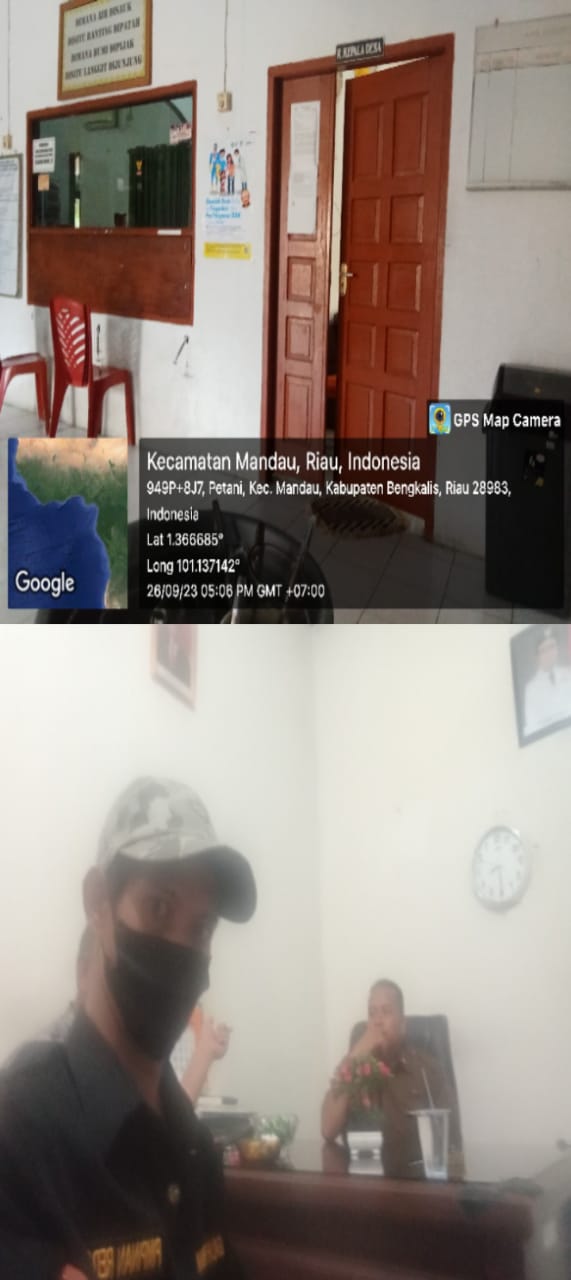 PJ Kades Petani Sebut : Kalau Mau Konfirmasi Harus Koordinasi dulu Sama Wartawan Pilihan Camat