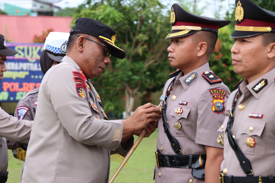 Waka Polres, Kapolsek Kampar, Kapolsek Tambang dan Kapolsek Bangkinang Kota Polres Kampar Hari ini m