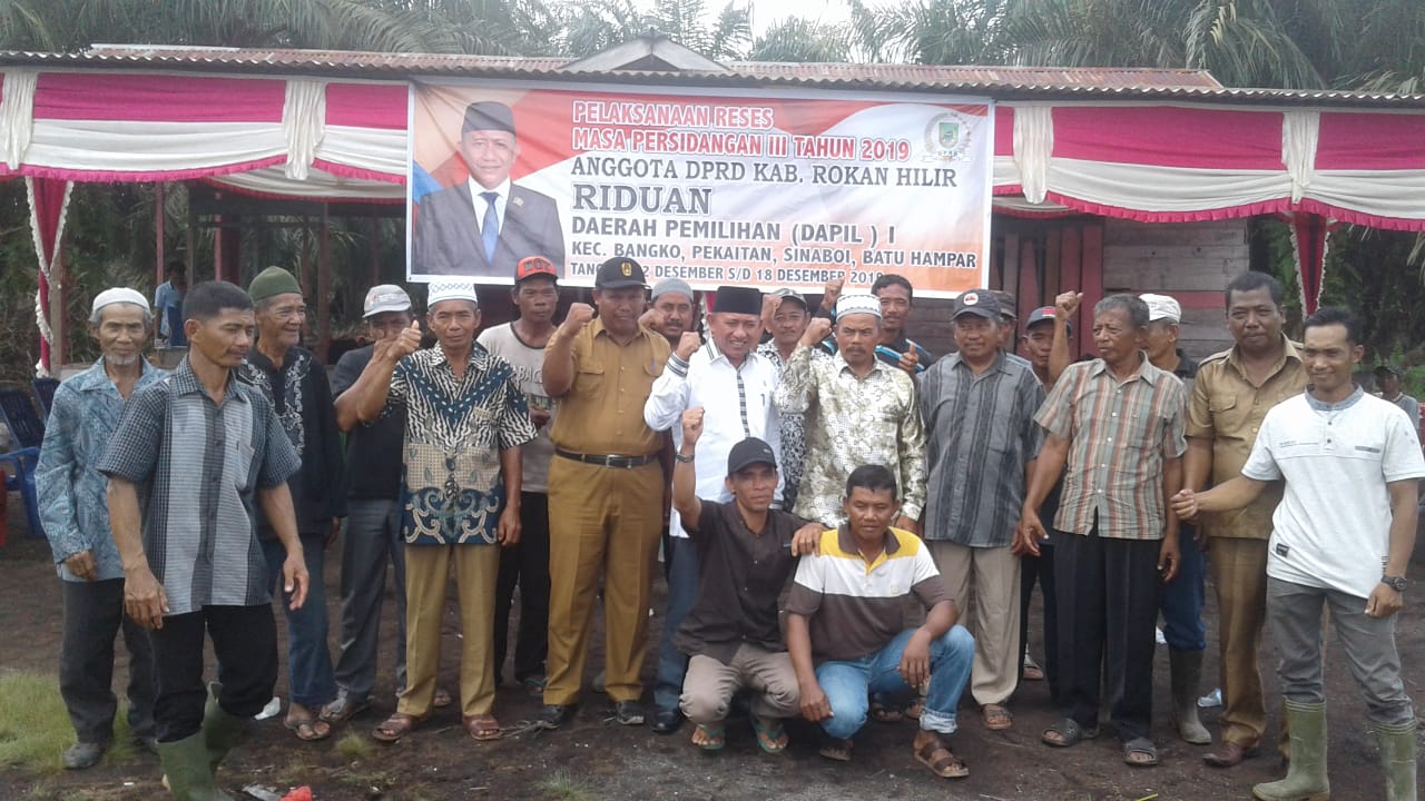 Reses Riduan di Bantaian Baru Dihadiri Ratusan Masyarakat