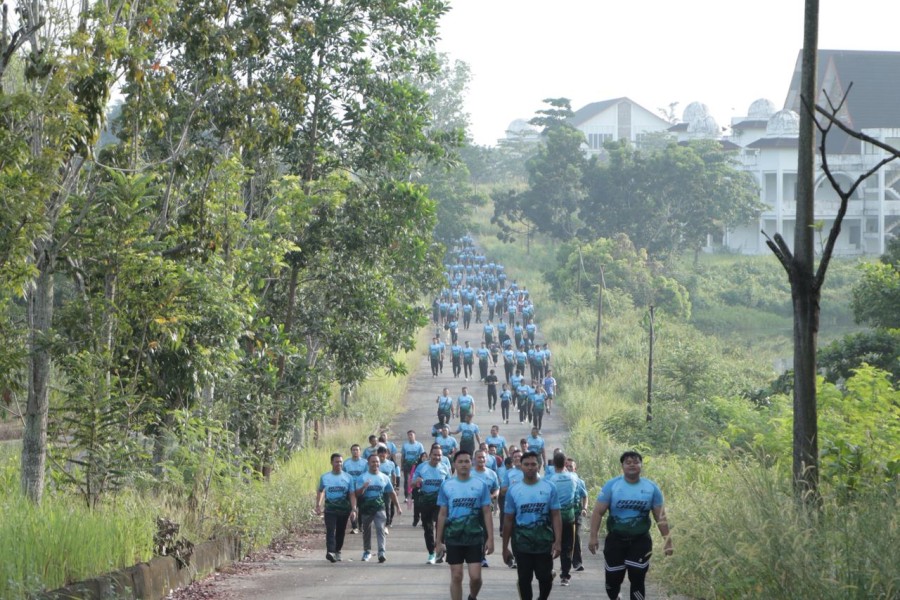 ROAD TO RBR 2026, Kapolres Rohil Ajak Masyarakat Berlari Lawan Karhutla Dan Jaga Lestarinya Alam