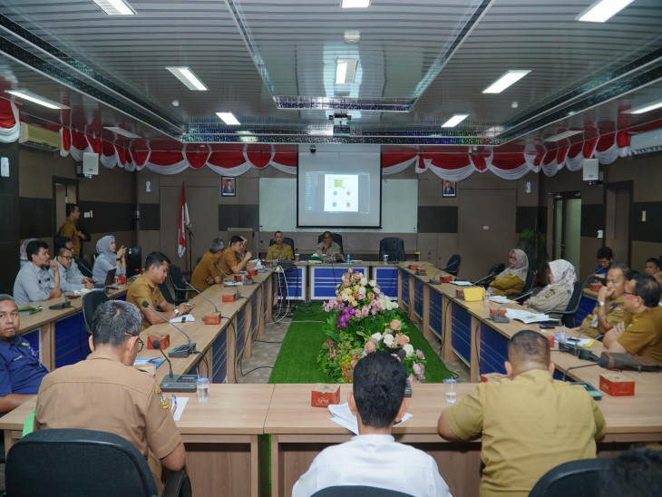 Pemerintah Kabupaten Kampar Lakukan Rapat Evaluasi Fisik