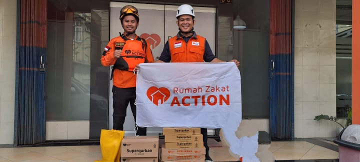 Rumah Zakat Terjunkan Tim Respon Cepat Banjir  Kuansing Riau