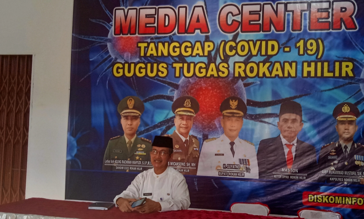 Besok Jalan Bagansiapiapi Disemprot Disinfektan