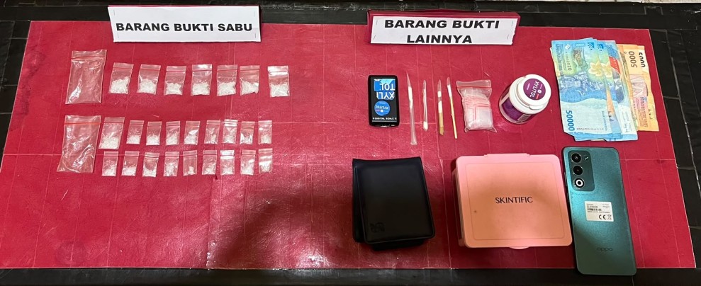 Satres Narkoba Polres Rohil Ungkap Peredaran Sabu 12,68 Gram di Bagan Batu