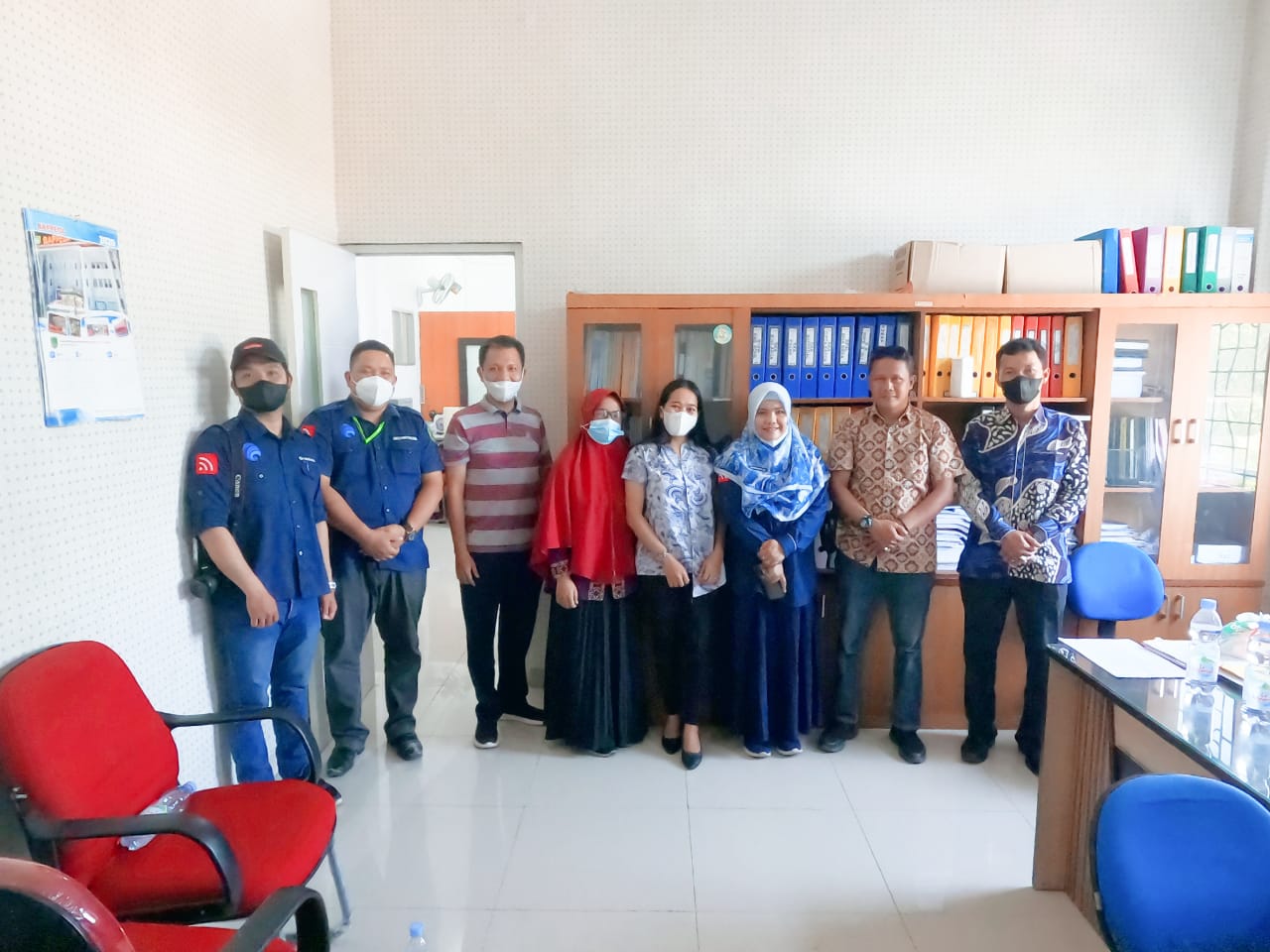 Diskominfotik Rohil Bersama BAPEDA dan BPS Koordinasi Fungsi Pengelolaan Data