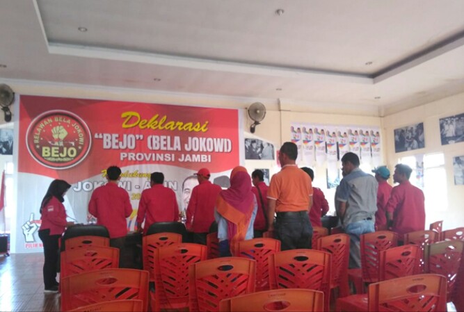 Deklarasi Dukungan Jokowi-Ma’ruf Amin Dihadiri 14 Orang, ini daerahnya...