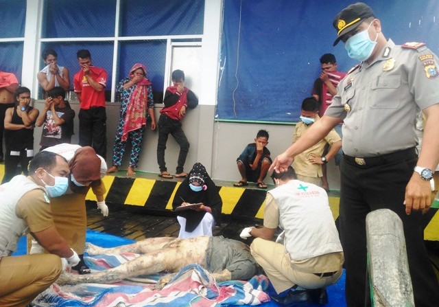 Nelayan Panipahan Temukan Mayat Mengapung Diperairan Pulau Jemur