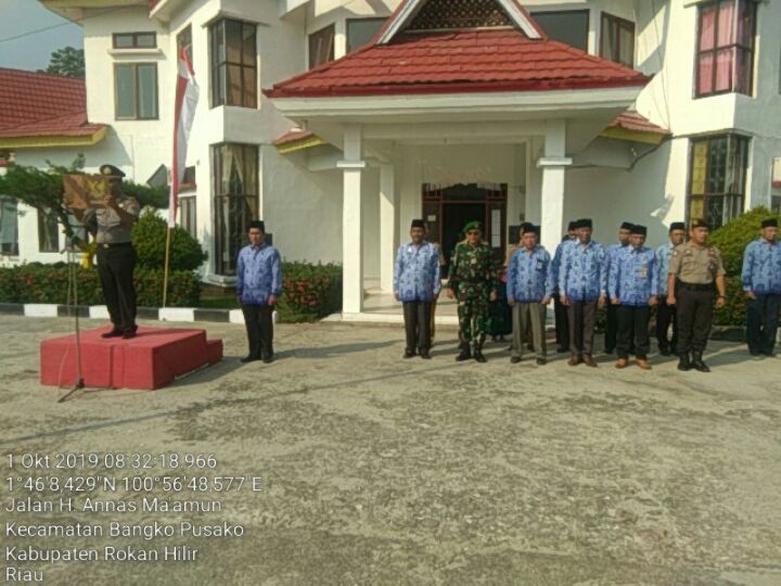 Peringati Hari Kesaktian Pancasila, Koramil 05/RM Laksanakan Upacara
