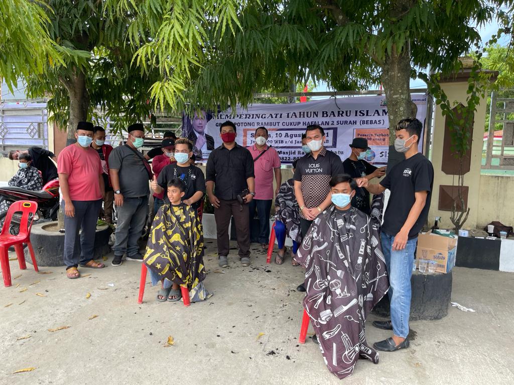 Peringati 1 Muharram, Maliki gandeng IWO, Sisir, dan Setyo Budoyo gelar pangkas gratis