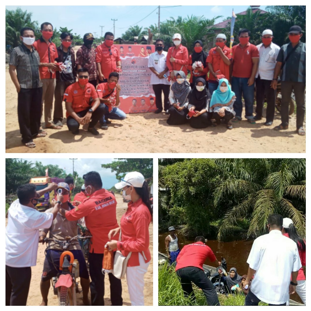 Lagi, BAGUNA dan DPC PDIP Rohil Bagikan Masker Gratis Lagi, BAGUNA dan DPC PDIP Rohil Bagikan Masker Gratis