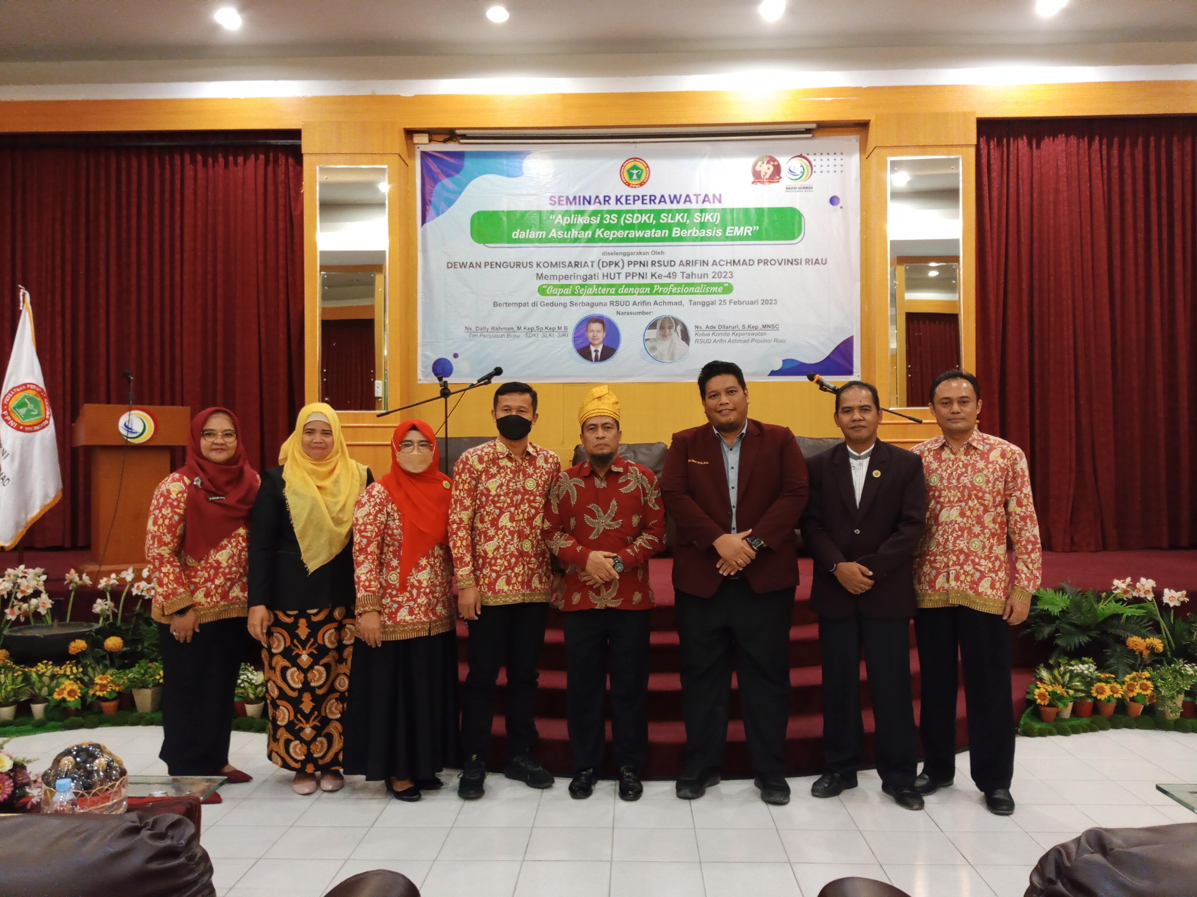 DPK PPNI RSUD Arifin Achmad Adakan Seminar Keperawatan