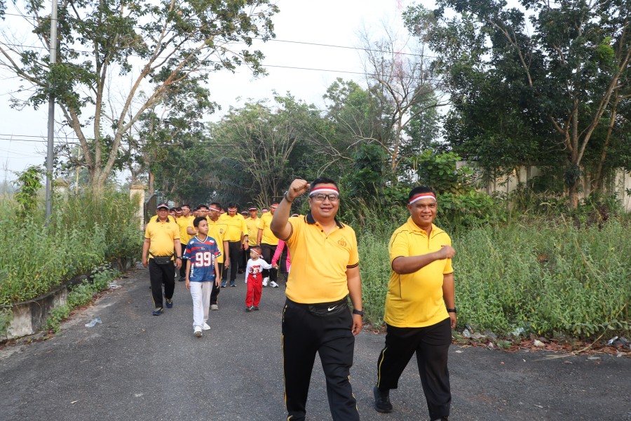 Kemerdekaan RI ke-81,Polres Rohil Bangkitkan Semangat Kebersamaan