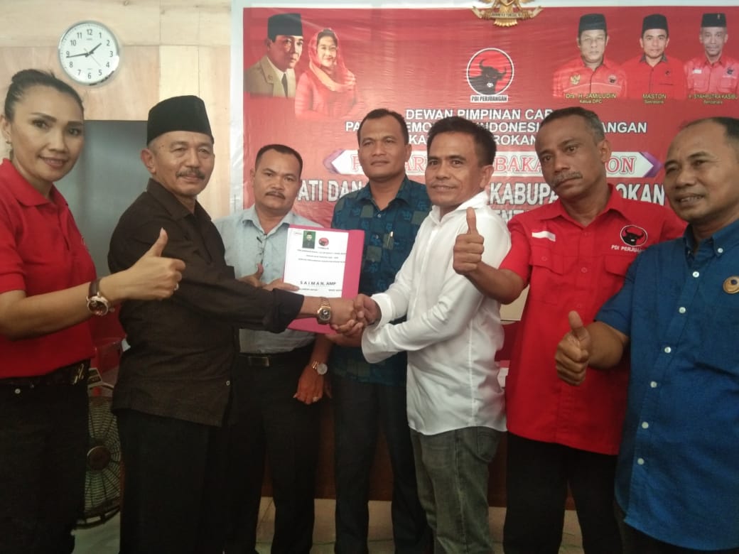 Tiga Kader Nasedem Rohil Daftar Bacalon Bupati di PDIP