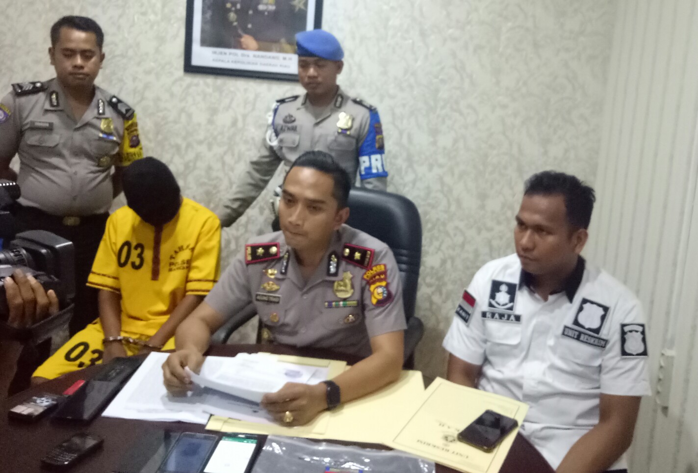 Polsek Bangko Expose Pegawai Rutan Bagansiapiapi Percobaan Membunuh Istri