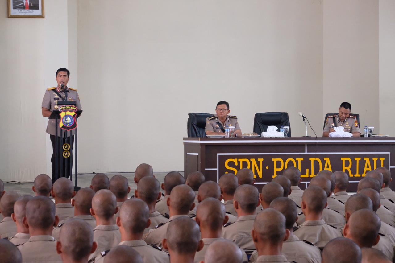 Wakapolda Riau Pimpin Upacara Pembukaan Pendidikan Pembentukan Bintara Polri 2019