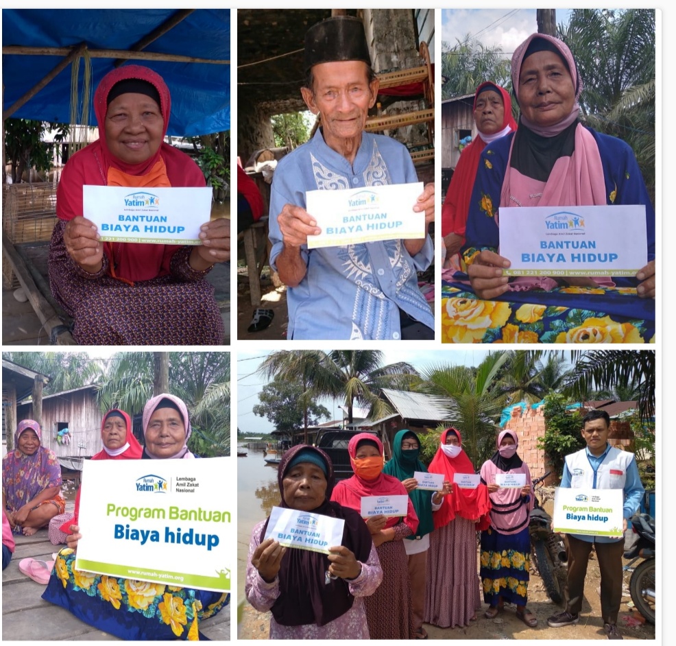 Rumah Yatim Riau Berikan Bantuan Hidup Kepada 11 Lansia Dhuafa