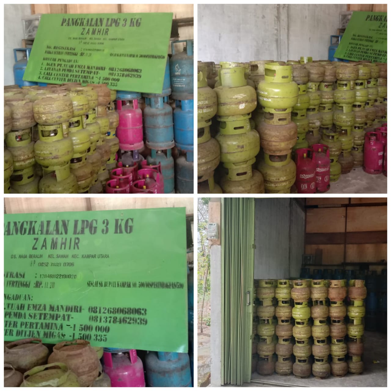 Perpindahan Pangkalan LPG 3kg 