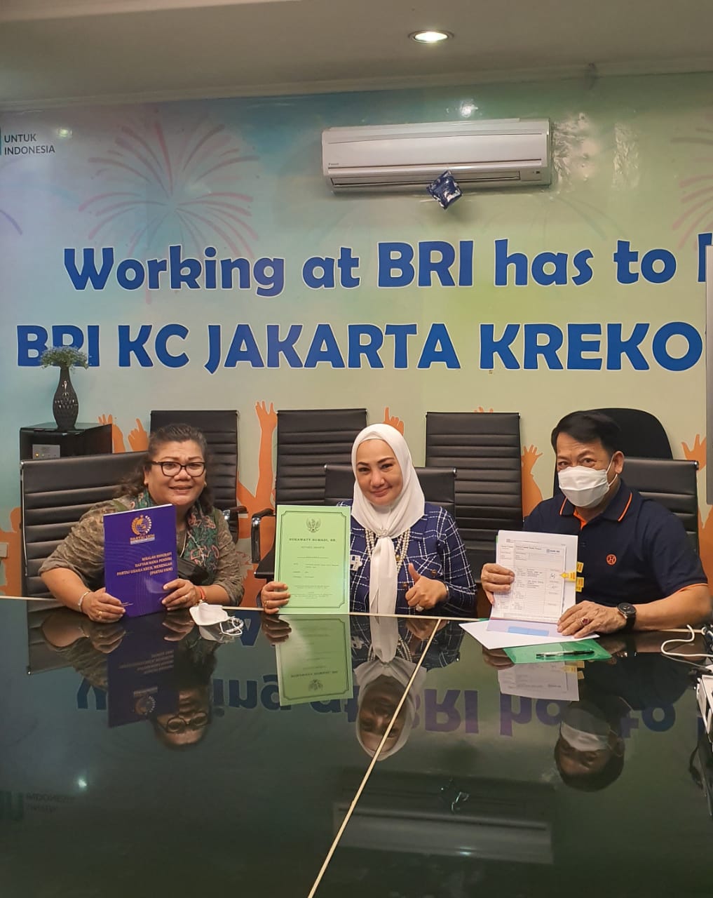 Partai UKM Resmi Memiliki Rekening BRI