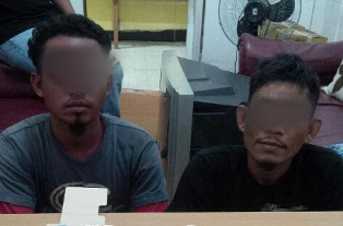 Polsek Bangko Amankan Warga Bagansiapiapi Pencuri Hanphone