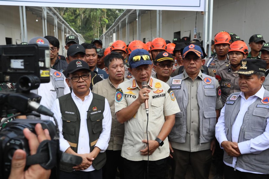Capai 24 Persen, Progres Pembangunan Huntara di Aceh, Sumut, dan Sumbar Terus Dipercepat