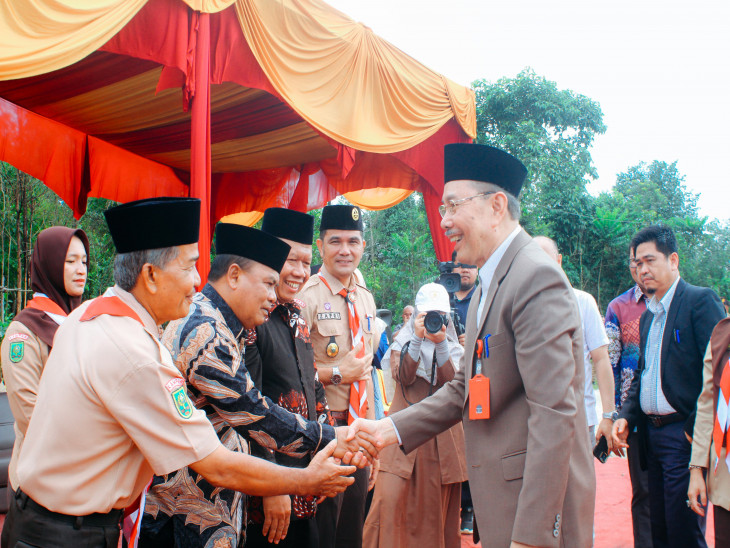 Kadisdikpora Hadiri Pembukaan Scout Camp UPTT ke-2 Tahun 2024