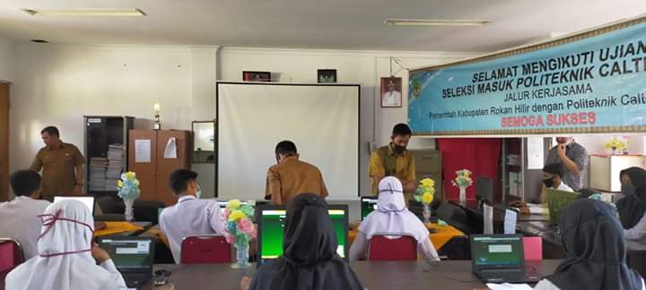 49 Siswa Rohil Tes Seleksi Masuk Politeknik Caltek