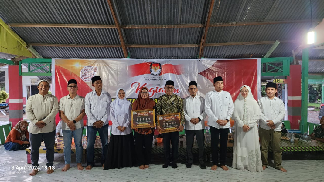 Tingkatkan Layanan Pers, KPU KAMPAR Gelar Buka Bersama Dengan Insan Pers