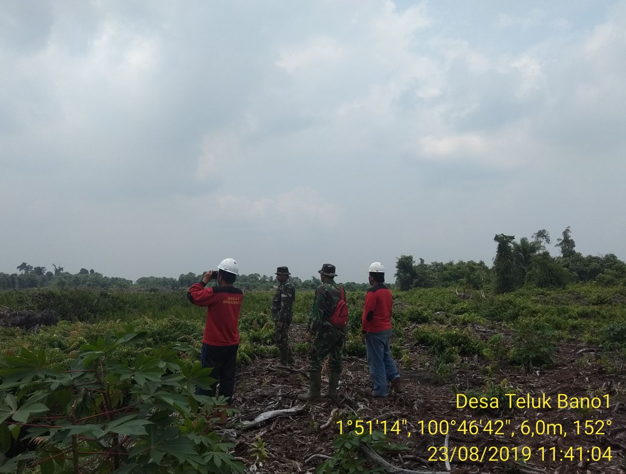 Cegah Karlahut, Babinsa Koramil 05/RM Laksanakan Patroli Bersama