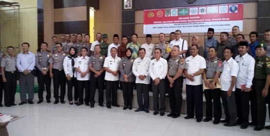 Polres Rohil Deklarasikan Anti Hoax hate speech dan isu sara