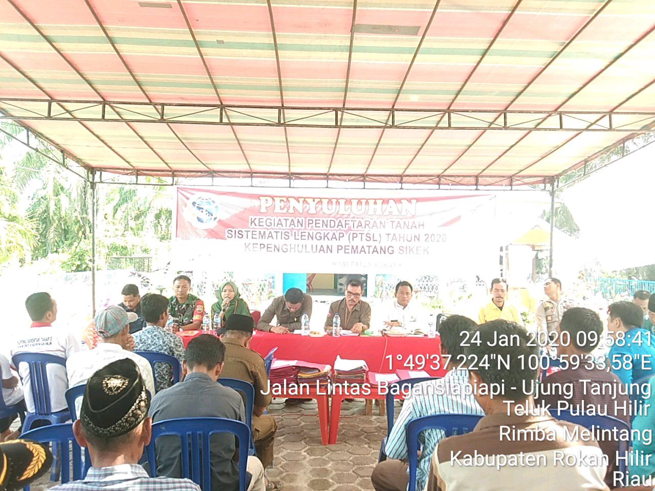Babinsa hadiri Sosialisasi PTSL