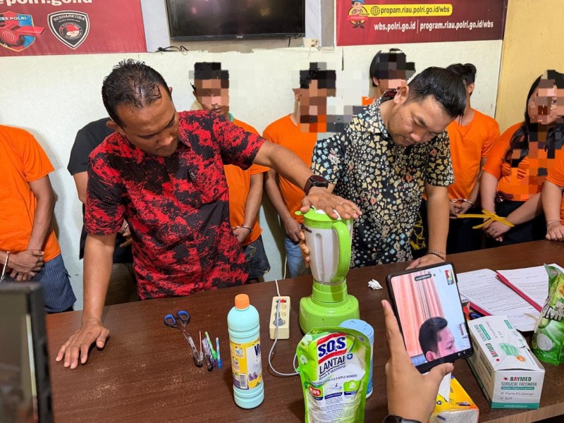 Satres Narkoba Polres Rohil Musnahkan 336,01 Gram Sabu dan 23 Butir Ekstasi