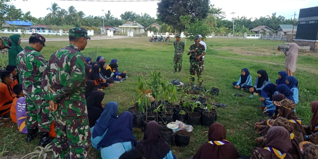 Kodim 0321/Rohil Laksanakan Program Minggu Bersih Disetiap Koramil