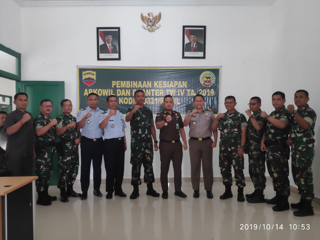 Kodim 0321/Rohil Gelar Pembinaan Kesiapan Apkowil dan Puanter