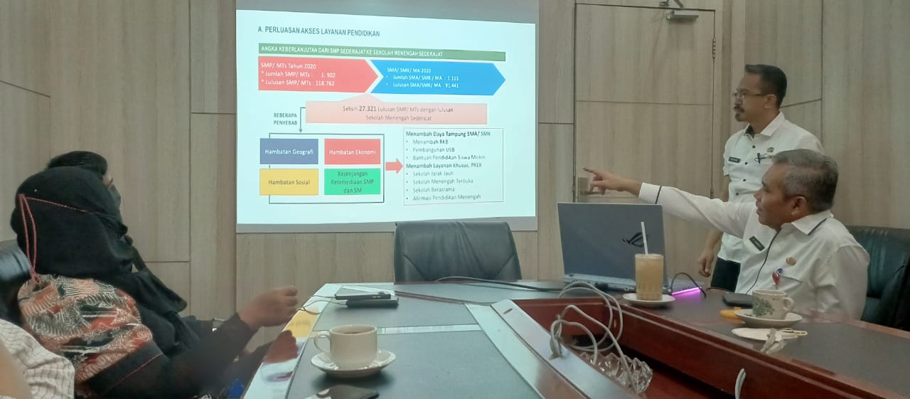 Kejar Visi Misi Gubri, Kadisdik bersama Kabid Jabarkan Program Unggulan Pendidikan di Riau