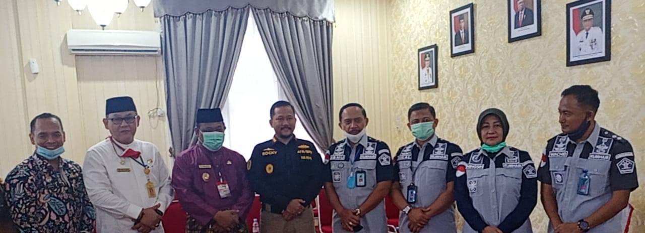 Wabup Rohil Jamiludin Sambut Rombongan Kepala Kanwil Kemenkumham Riau
